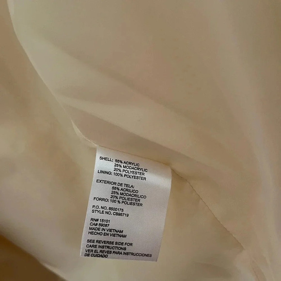 Fleece dress coat celebrity pink nwt - Picture 4 of 5